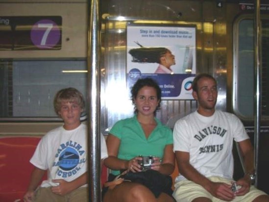 Riding the Subway in NYC -- 2005 