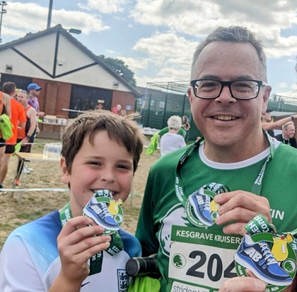 Martin & Henry at Kesgrave 10K