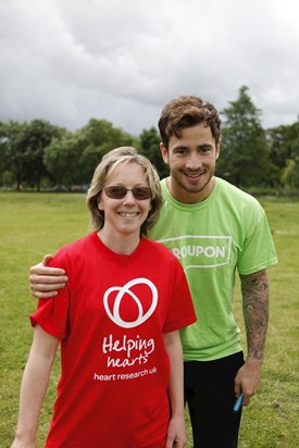 Caroline and Danny Cipriani at a Boot Camp in 2013.