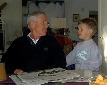 Dataw with Grandson Gregory