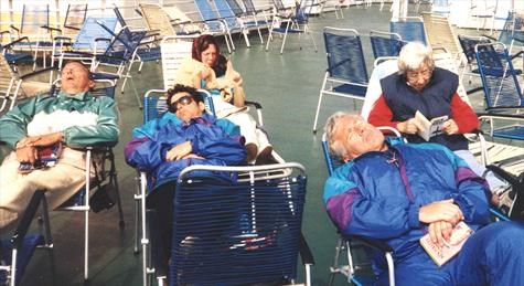 The on deck snore patrol, our favorite travel buddies
