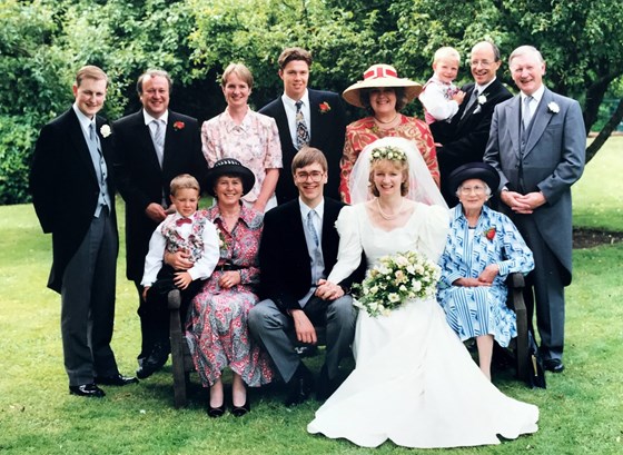 Carol and James's wedding - 2 July 1994