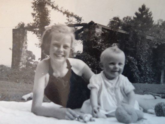 Judy and Andy, summer 1946