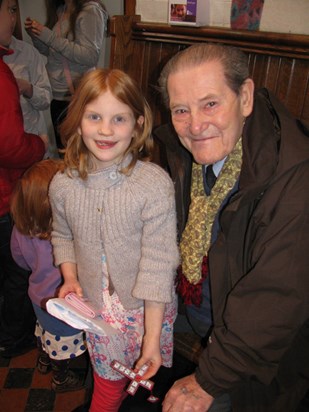 Roy with his first Granddaughter Molly, who is now 21!