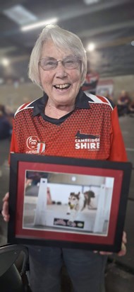 Mum after her flyball retirement 