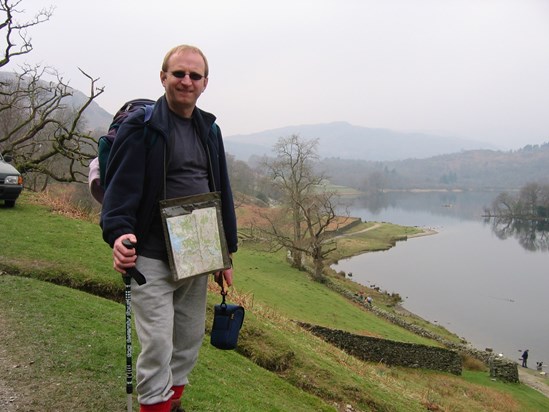 258 Geoff at Rydal water
