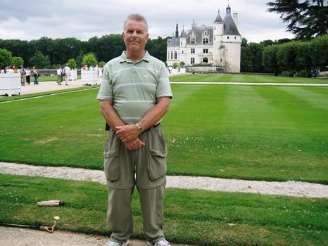 Peter at a Chateaux in the Loire Valley