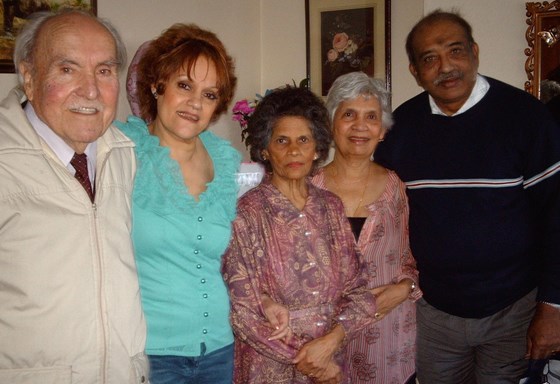 Cousin Dot, with husband Eric and their daughter, Linda