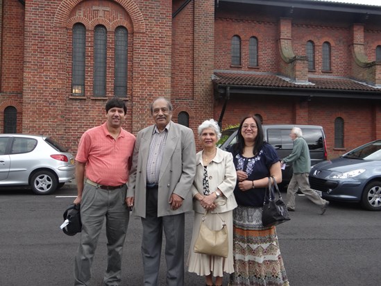 With Keith and Deepa in Reading 2013