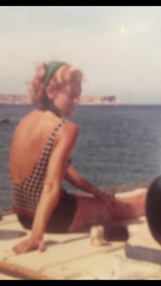 Vicky in Malta in the Sixties....