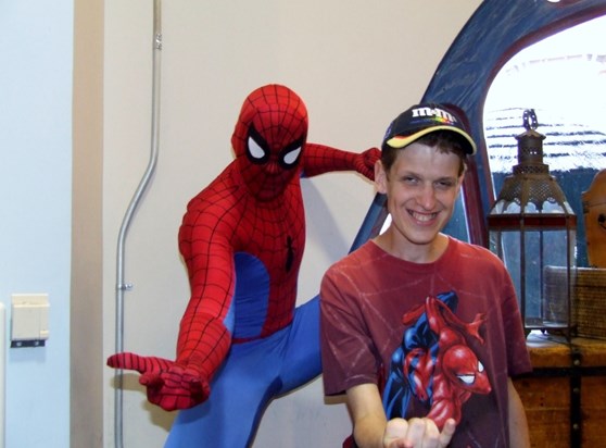 Spiderman meets Spidey. Florida 2010