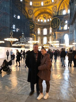 Me and Dad in Istanbul in 2019