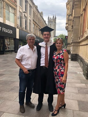 Matt's Graduation in Cardiff