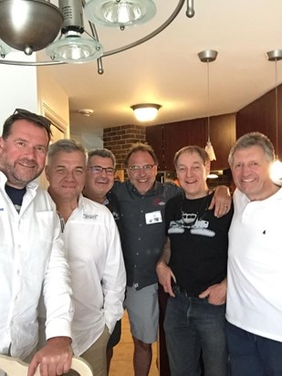David in Montreal with Simon Tyler, Warren Creates, Boris Ulehla, Mike Scrivens and Chris Robson 