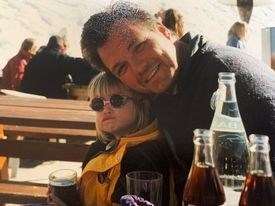 Daniella's first skiing holiday 1996