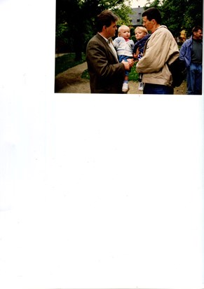 David and Ian Frankfurt 1995