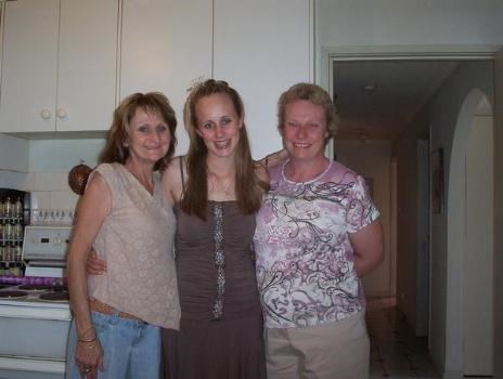 Mum, Alicia (neice), and Janice (sister in law)