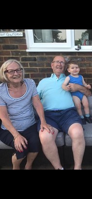 Nanny, grandad & Oliver 