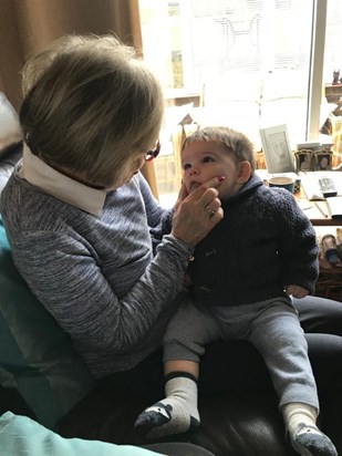 Mum with her precious Great Grandson Oliver  xx