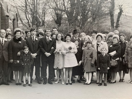 Remembering Mum & Dads Wedding Anniversary, they got married the 2nd March 1968, 53 years ago today 💗