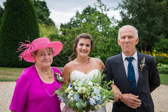 Grandma and Grandad at my wedding