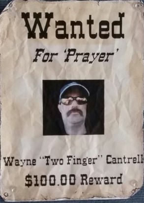 Wayne's Wanted Poster
