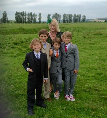 Nanny and her precious grandsons
