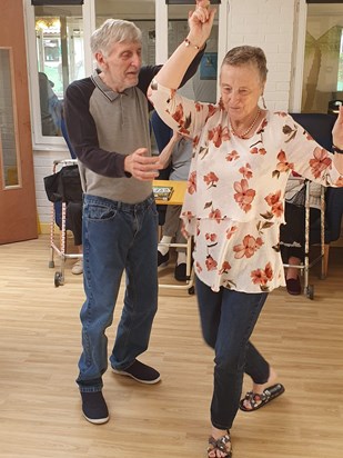 Dad and Mum dance