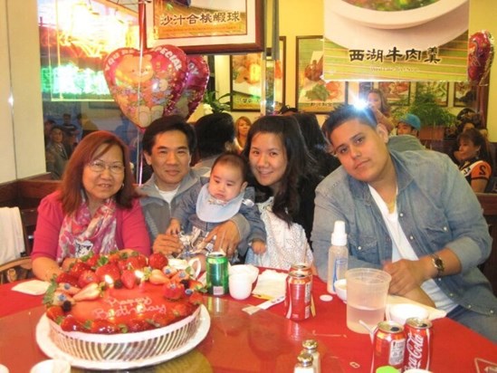 Ma's Birthday - Family pic