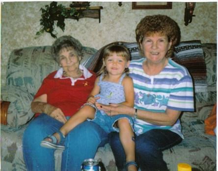 GRANDMOTHER AND MOTHER AND HAILEY ROSE