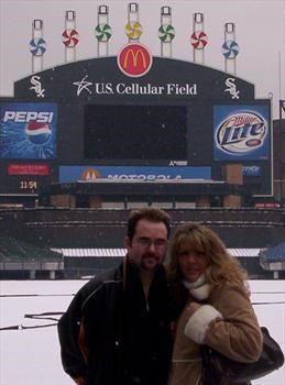MARK AND TRACY IN CHICAGO AT WHITESOX STADIUM
