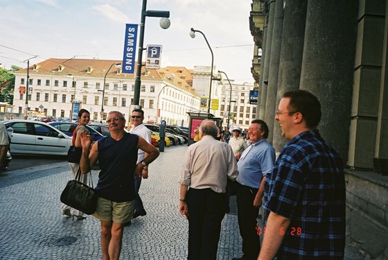 Dad in Prague. Thanks Angus Mitchell remembering the good times