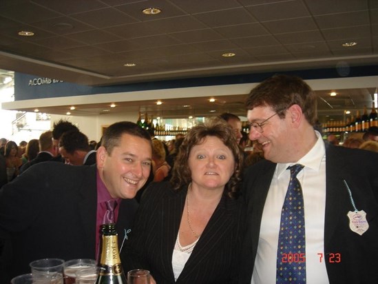 One of our annual visits to York horse racing - all wonderful weekends with Julie & Steve.