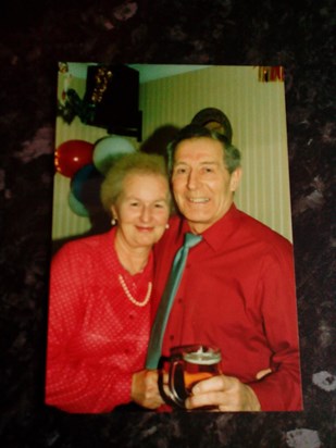 Mum and dad at Christmas