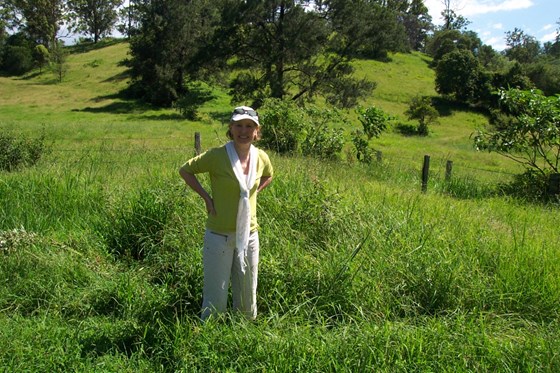 Chrissie at Forest Lodge, Nambucca Valley, NSW