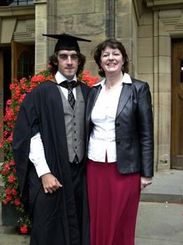 Graduation - proud mum!