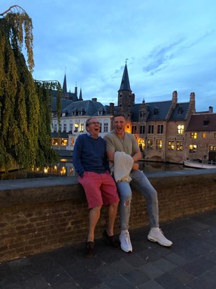 Clive and Son Bill in Bruges