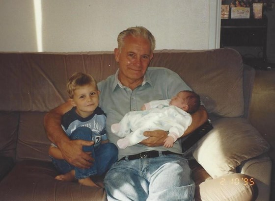 Grandad, Thomas and Lauren 