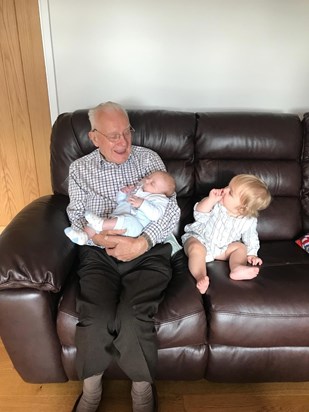 Grandad, Connie Orla & Hughie