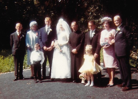 Wedding Family Picture, July 1966.