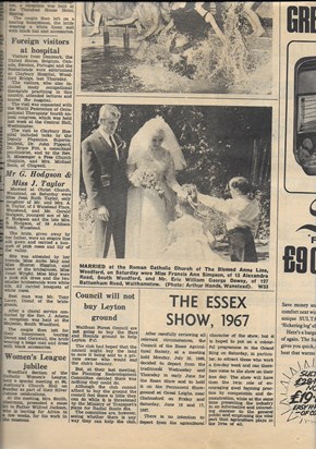 Local Newspaper, July 1966.