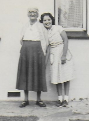 Grandma Daisy and Frances 1959.