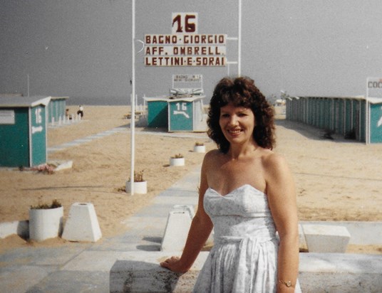 Frances, Rimini Sept 1988.