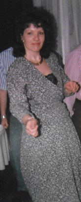Frances dancing, 1988.
