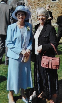 Frances with Mary, 2006.