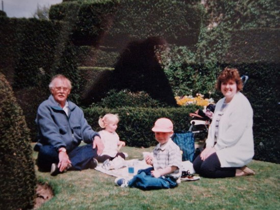 A picnic in the park. 