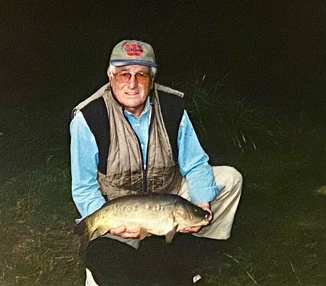Gramps with a fish