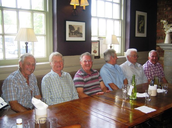 May 2011, a meet up with Barrie and his work friends from Carshalton College.