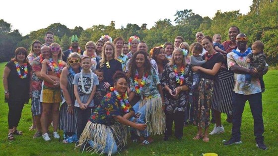 Our extended family at our Hawaiian Family Weekender