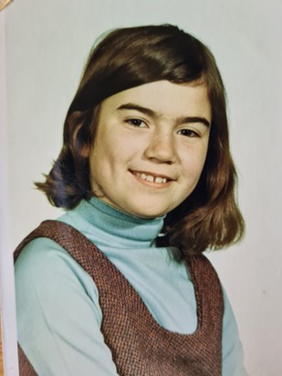 A school photograph. Lovely smile.